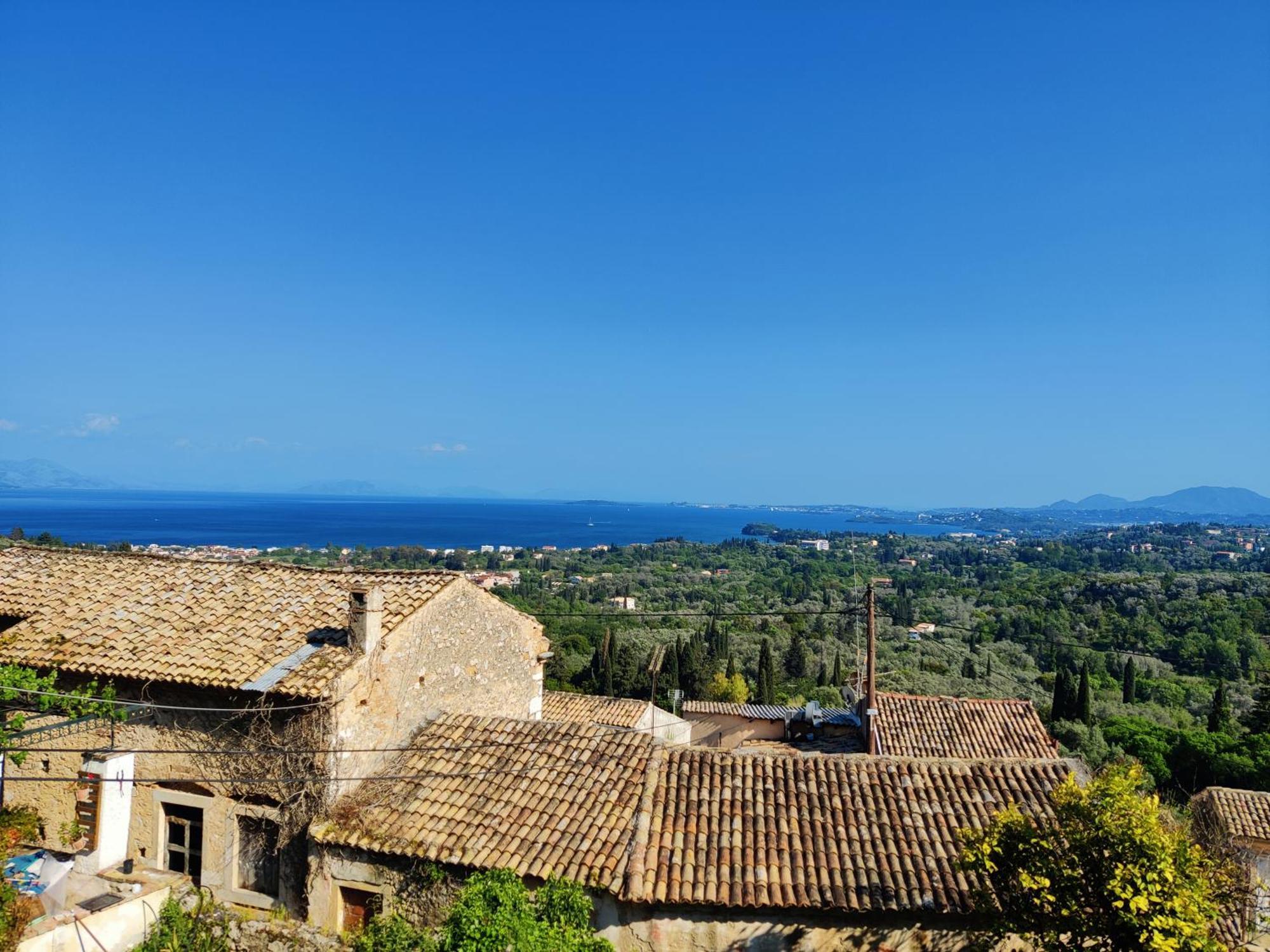 Apartament Corfu Sea View House - Live In Corfu Like A Local! Ágios Márkos Zewnętrze zdjęcie